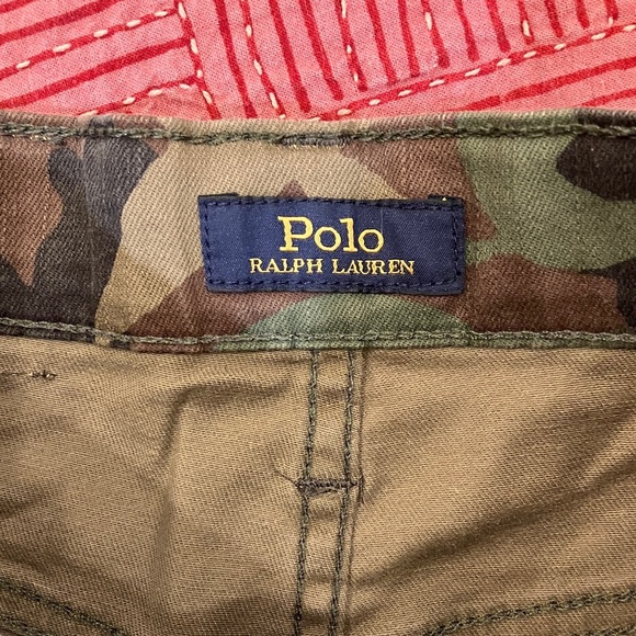 Ralph Lauren Girls size 8 W24L23.5 rise 9” Camouflage Pants - Picture 2 of 16